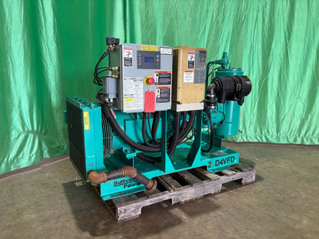 Used 2015 Sullivan Palatek D4-25 VFD Screw Air Compressor