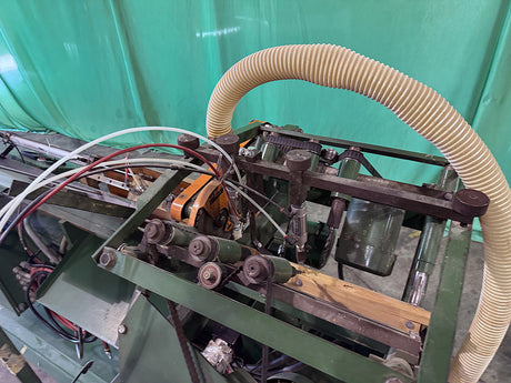 Used Nichols Hopper Fed Cleat Block Machine