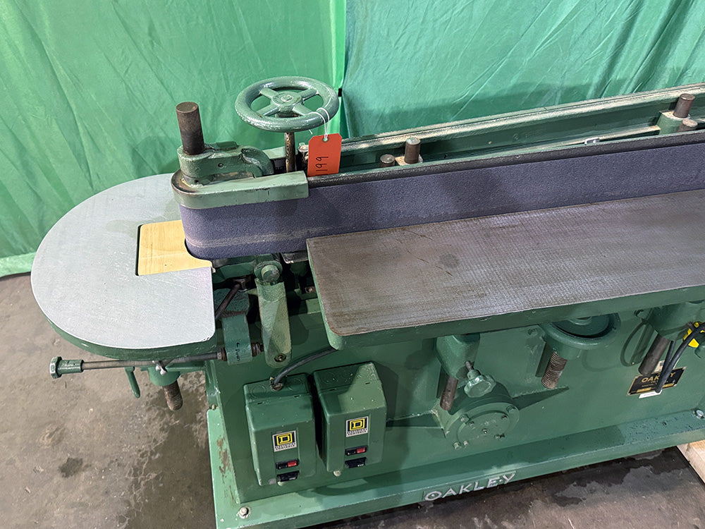 Oraley Machine Used Oakley H-648 Edge Sander Serial 5145 – Highland Automation