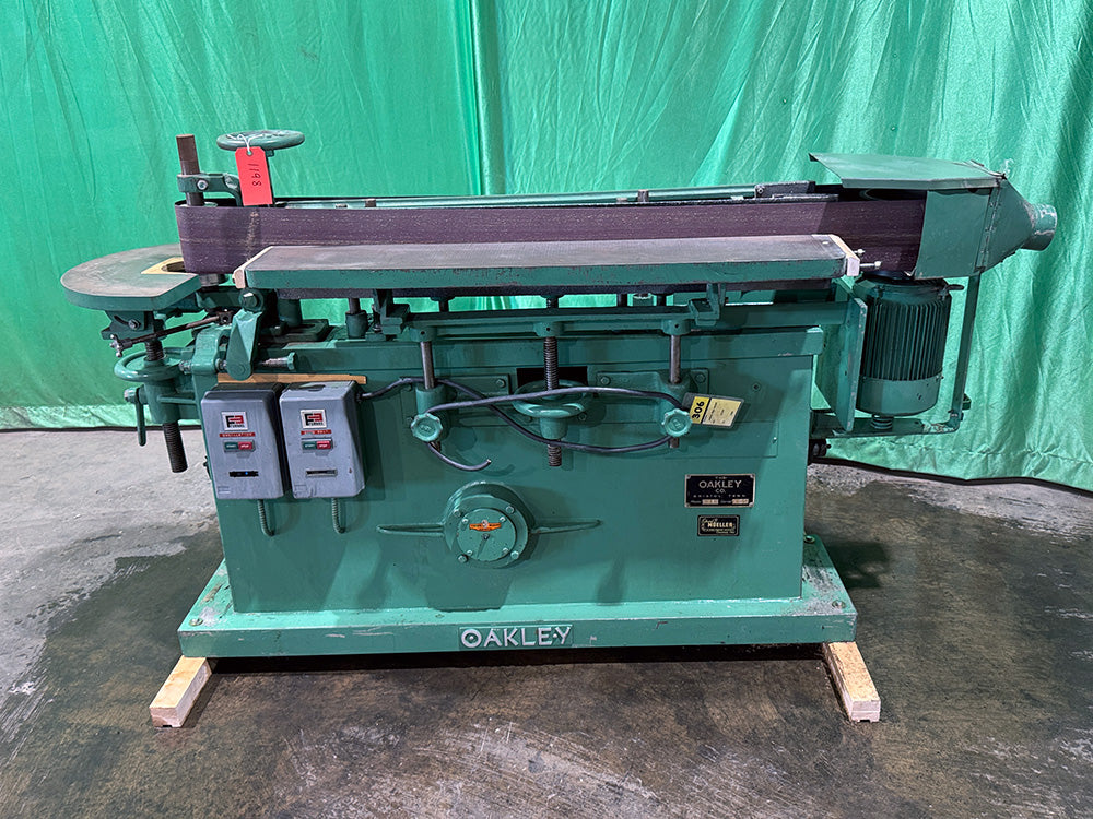 Used Oakley H-648 Edge Sander Serial 4399 – Highland Automation