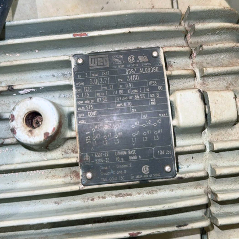 Used 1999 Kraemer KTM S 52-12 5HP Dust Collector