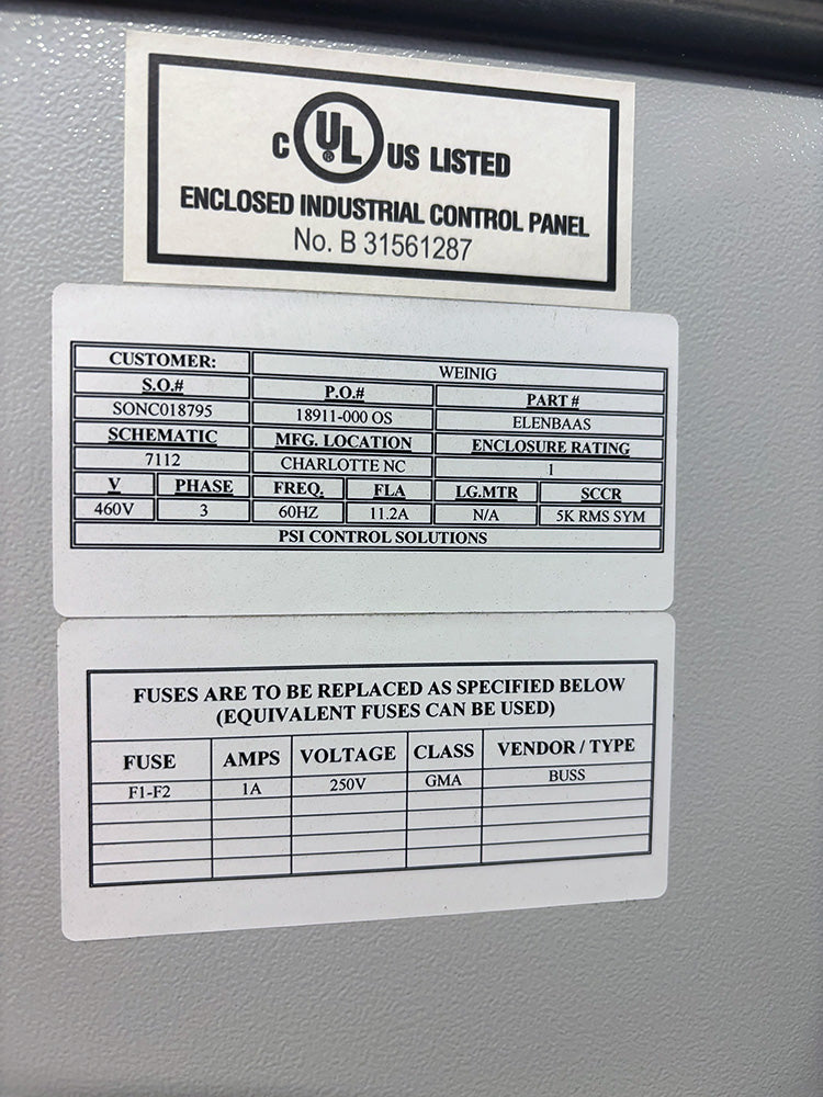 Used 2017 Weinig Powermat 2400 Automatic Planer and Moulder