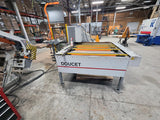 Used 2019 Doucet AGS-MFE Glue Applicator with Schmalz Overhead Lifter