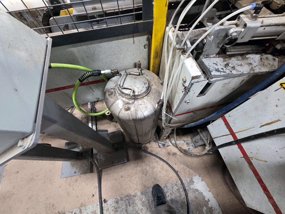 Used 2019 Doucet AGS-MFE Glue Applicator with Schmalz Overhead Lifter