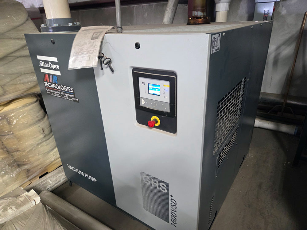Used 2017 Atlas Copco GH8 1600VSD+ Vacuum Pump