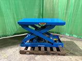 Used Bishamon EZ-Loader Pneumatic Self-Leveling Scissor Lift Table
