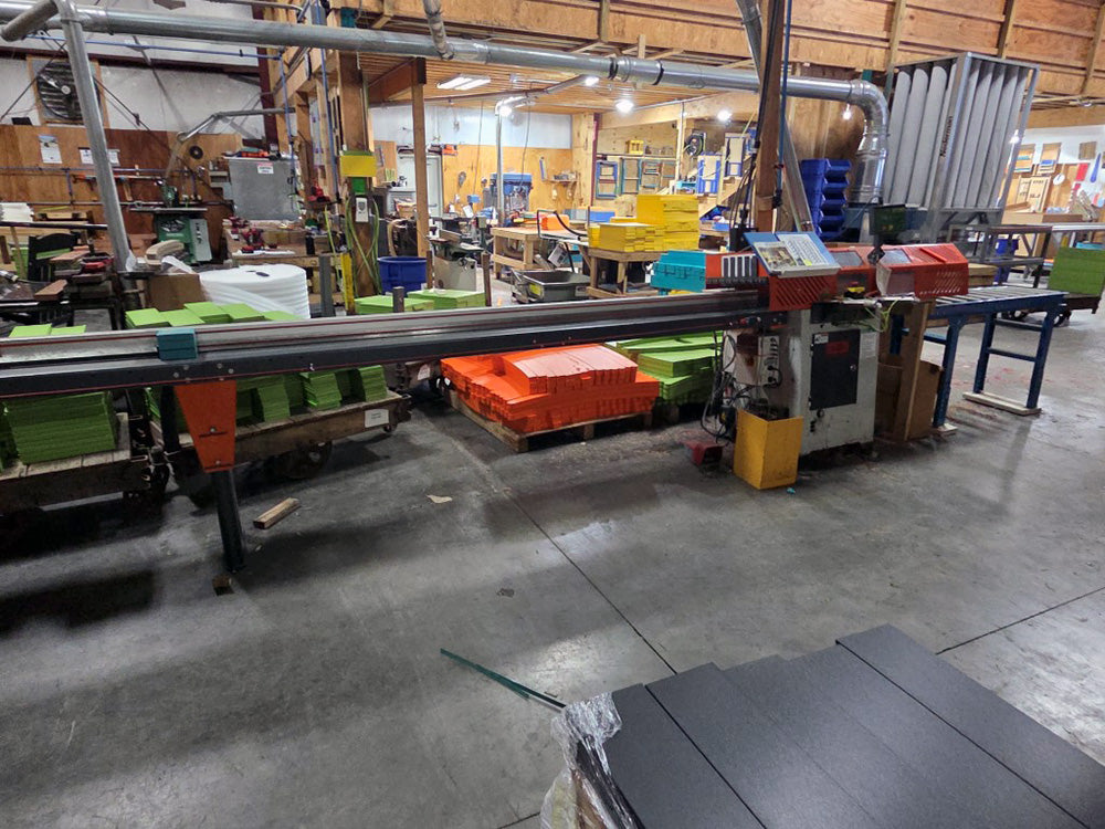 Used Cantek PCS-18 Upcut Saw with Tigerstop