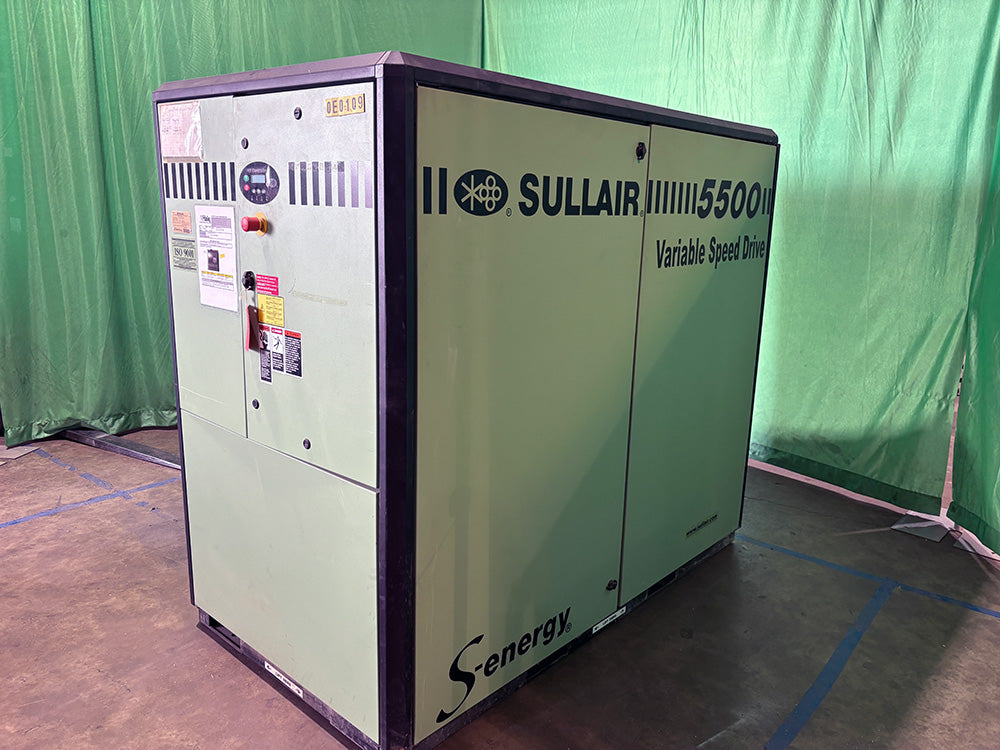 Used Sullair 5590V-AC 75 VSD Rotary Screw Air Compressor