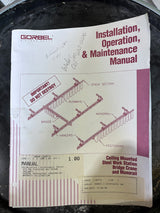 Used Vaculex Lifter with Vacuum Pump and Gorbel Ceiling Mounted Monorail