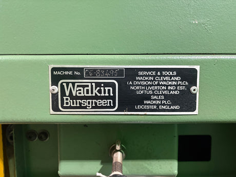 Used Wadkin Bursgreen Bandsaw Model C5 SN: C5-83495