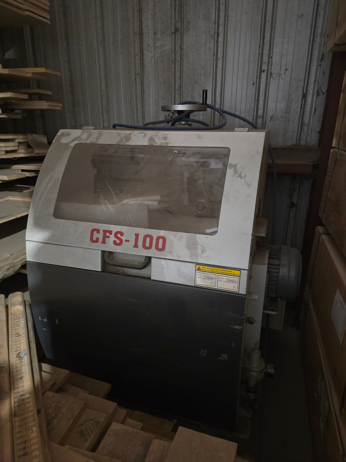 Used 2017 Cantek CFS100 Automatic Defect Cutoff Chop Saw
