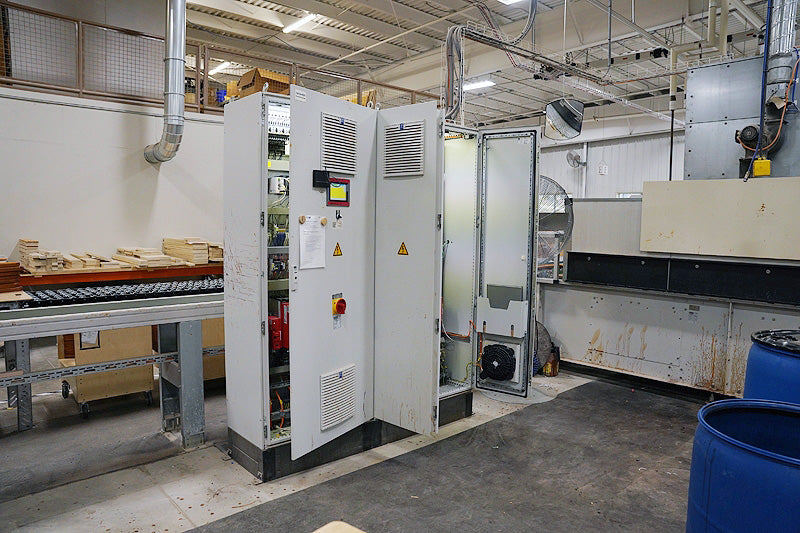 Used VENJAKOB "VENFLOW" STAINING LINE AND FLOW COATING MACHINE (2015)