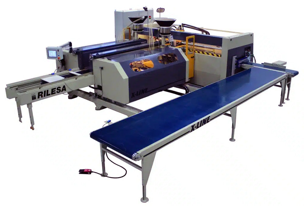 Rilesa X-Line Extended with a Drilling and Cutting Station