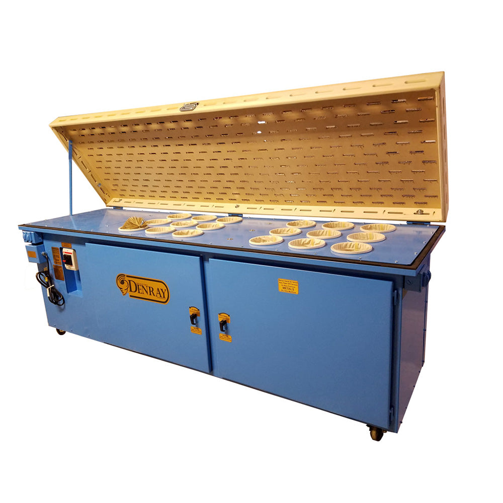 Denray Model 2896 Tube Filtration Downdraft Table